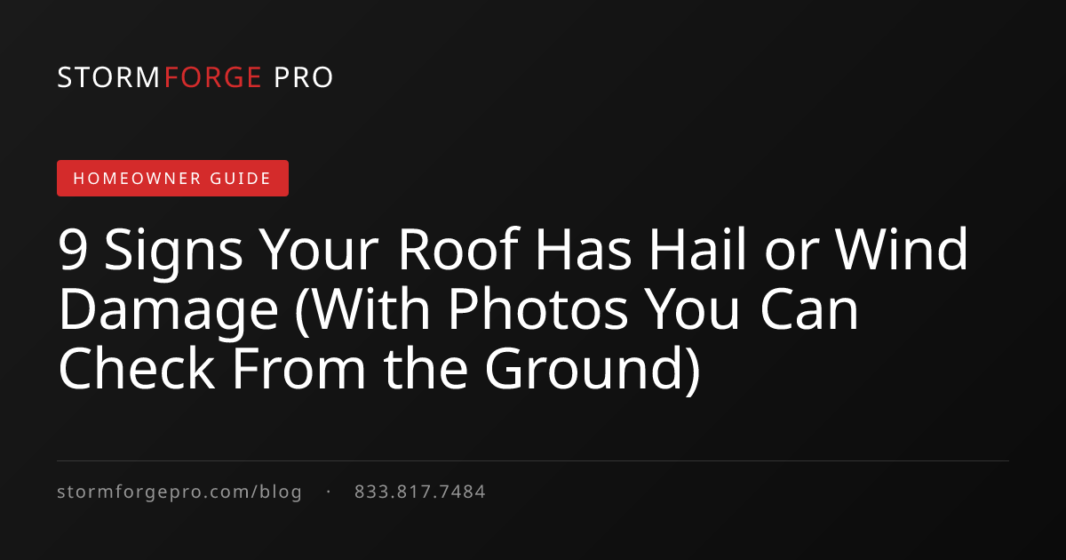9 Signs Your Roof Has Hail or Wind Damage (With Photos You Can Check ...